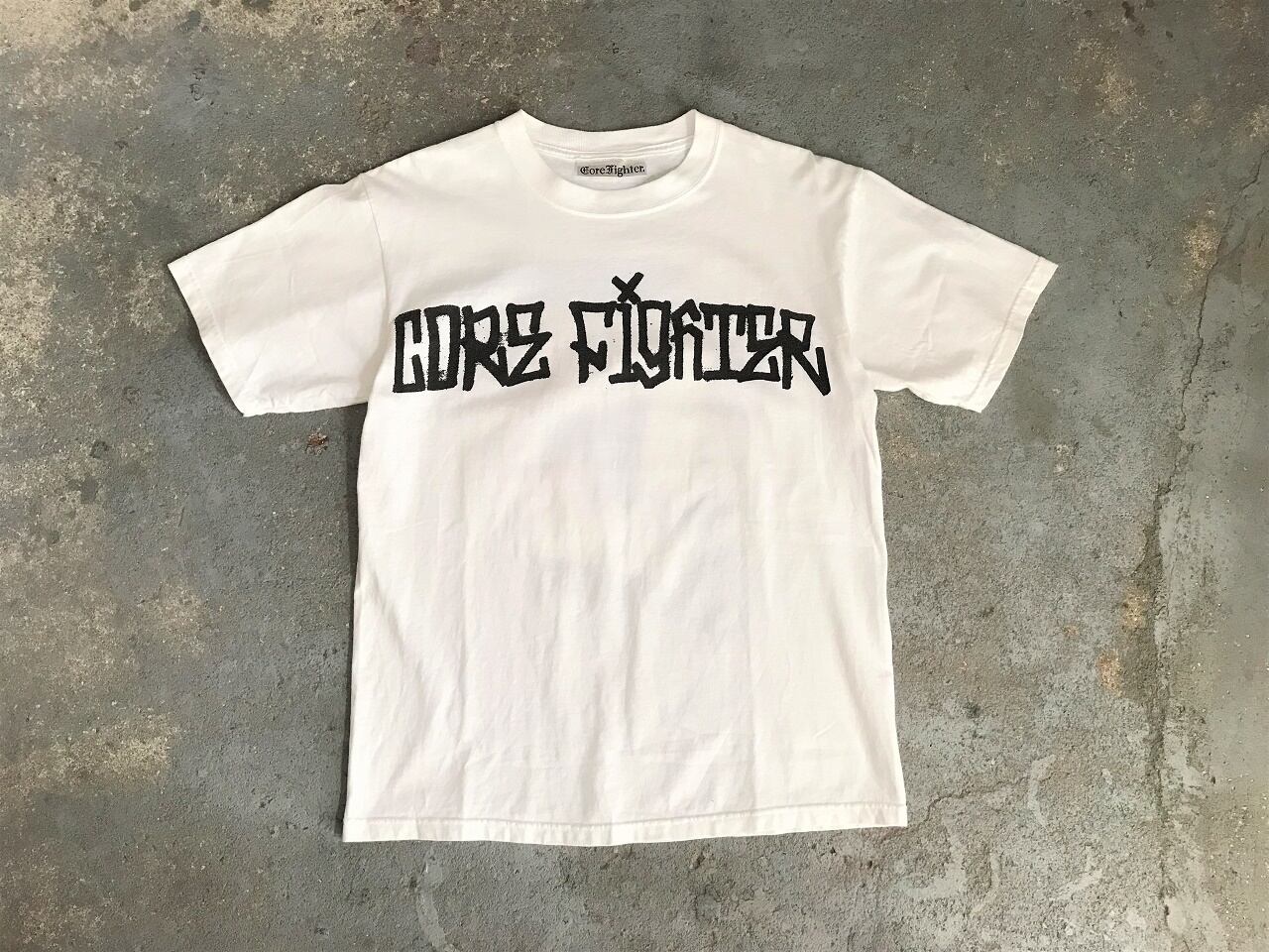 90~2000s CORE FIGHTER graphic T-shirt MADE IN USA