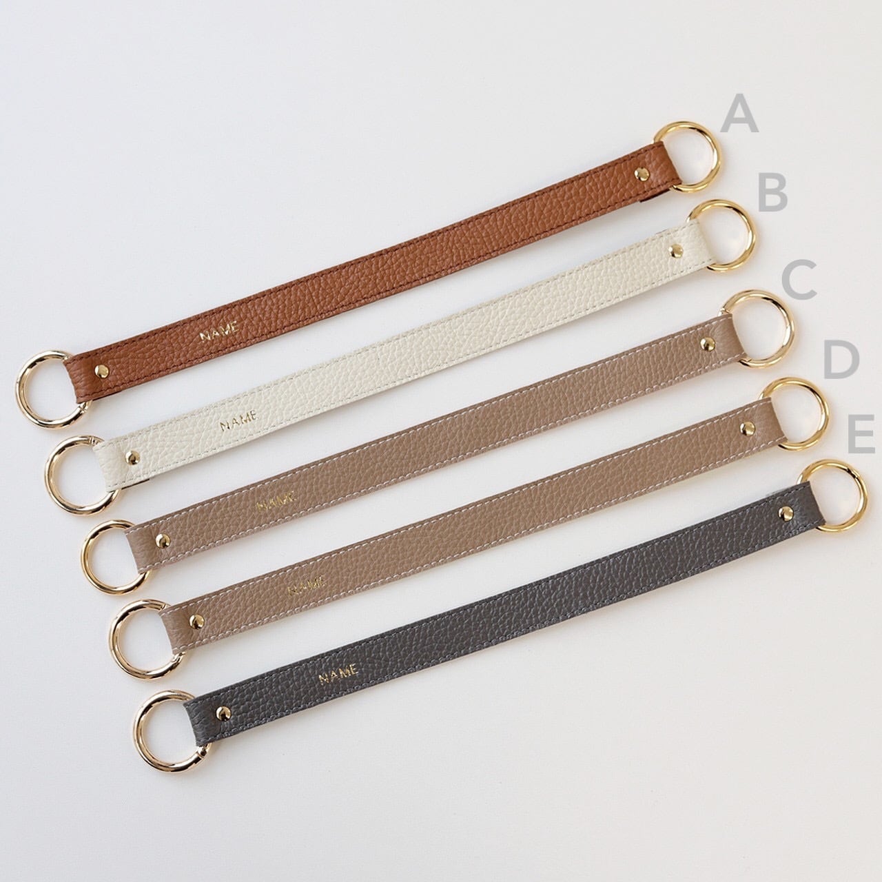 バイカラーレザー マグホルダー【ゴールド】 | 公式通販 ベビーグッズ