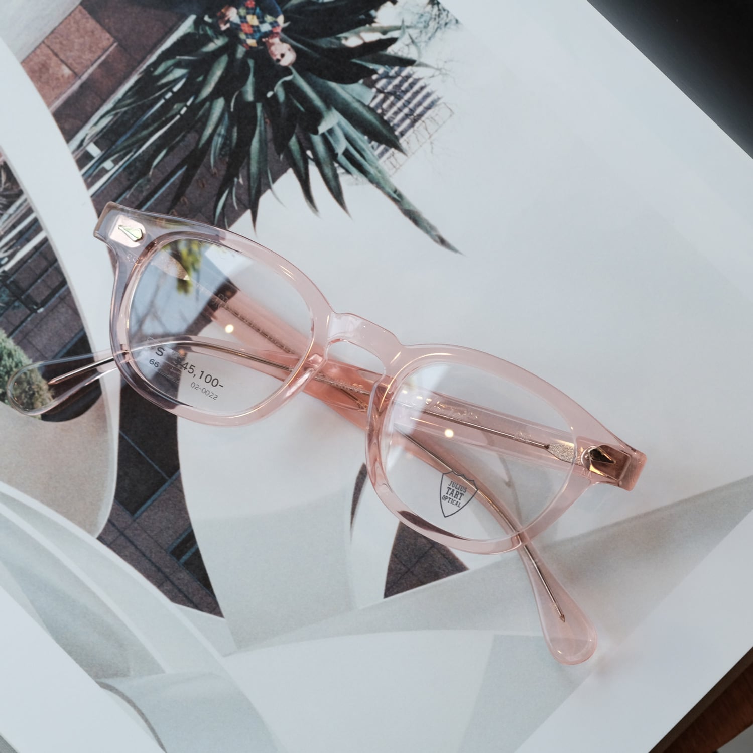 【JULIUS TART OPTICAL】AR 44□22 - Flesh Pink (SMALL)