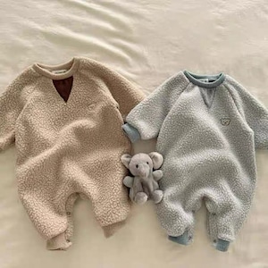 ベビー 冬新作 ポーラーフリース カバーオール