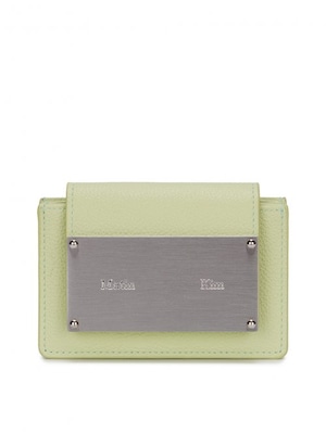 [MATIN KIM] ACCORDION WALLET IN LIGHT GREEN