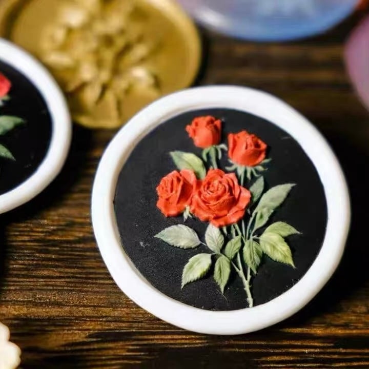 【SELECT】Wax Seal Stamp│ Rose