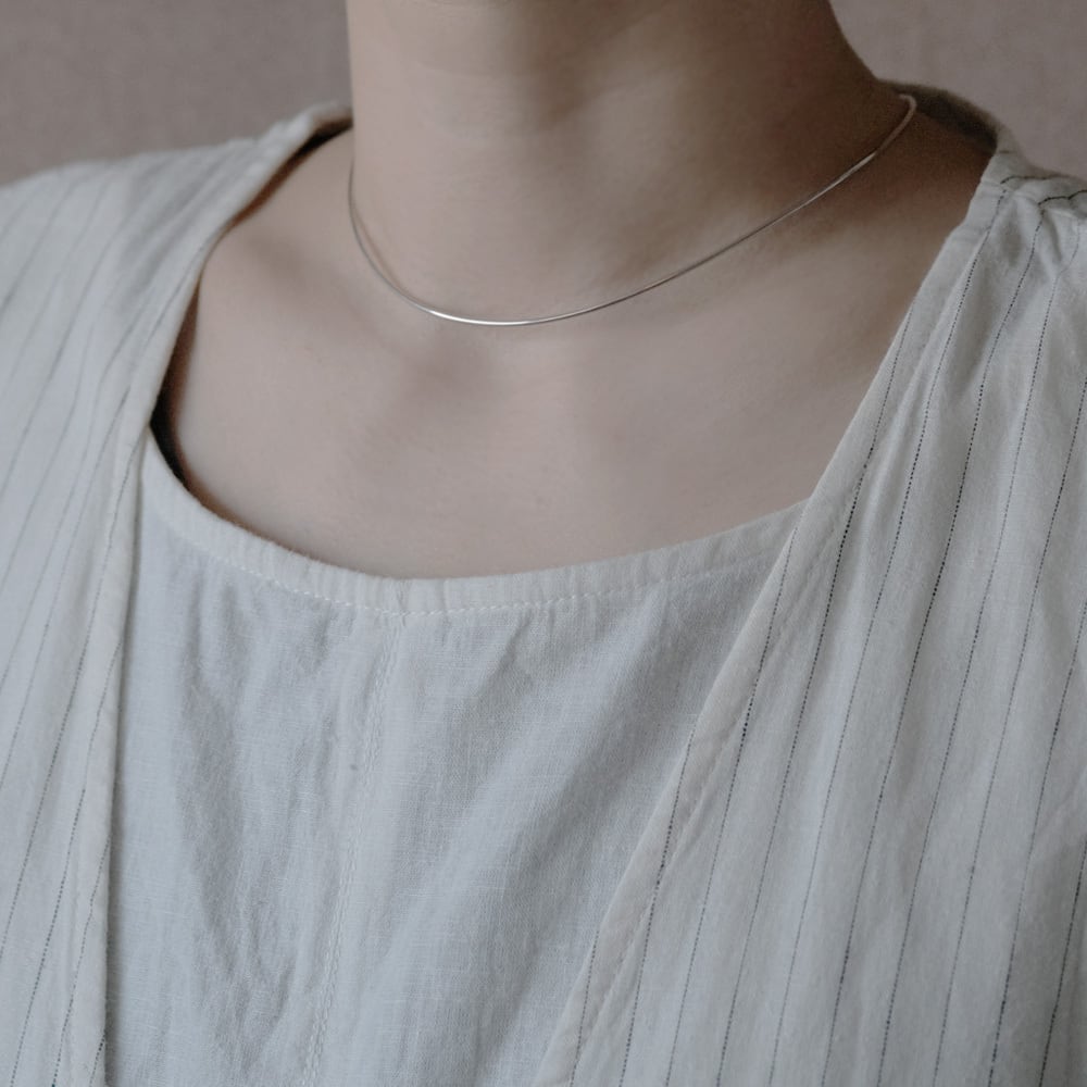 ネックバングル チョーカー ネックレス シルバー925 | クラウド