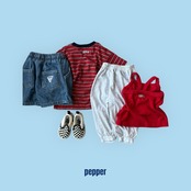 【取寄/韓国直送】PEPPER  26/SM （Mom）ボーダーTシャツ