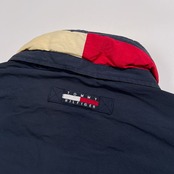 90s TOMMY HILFIGER トミーヒルフィガー セーリングジャケット サイズ XL /ビンテージ ネイビー系 ストリート マウンテンパーカー