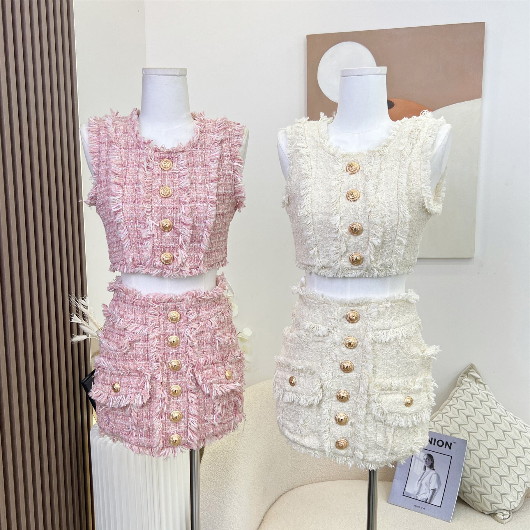 【上下セット】チョッキ スカート 新作 かわいい セクシー 3色 MY2-WQZ-8865