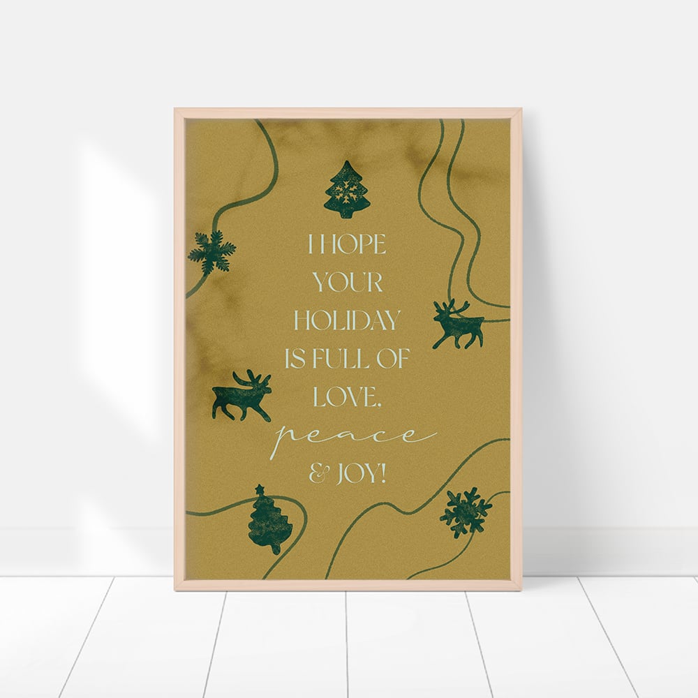 クリスマスのポスター / i1584 / クリスマス 冬 オーナメント 星