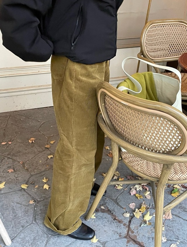 (予約) HAUS / Clair corduory pants 2color