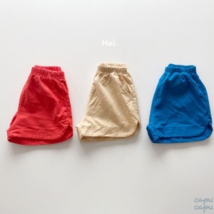 «sold out»«Hei» ビビッドショートパンツ 3colors