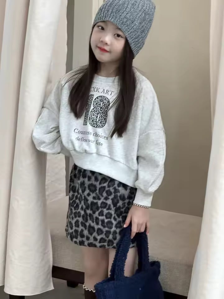 インパン付きレオパードタイトミニスカート