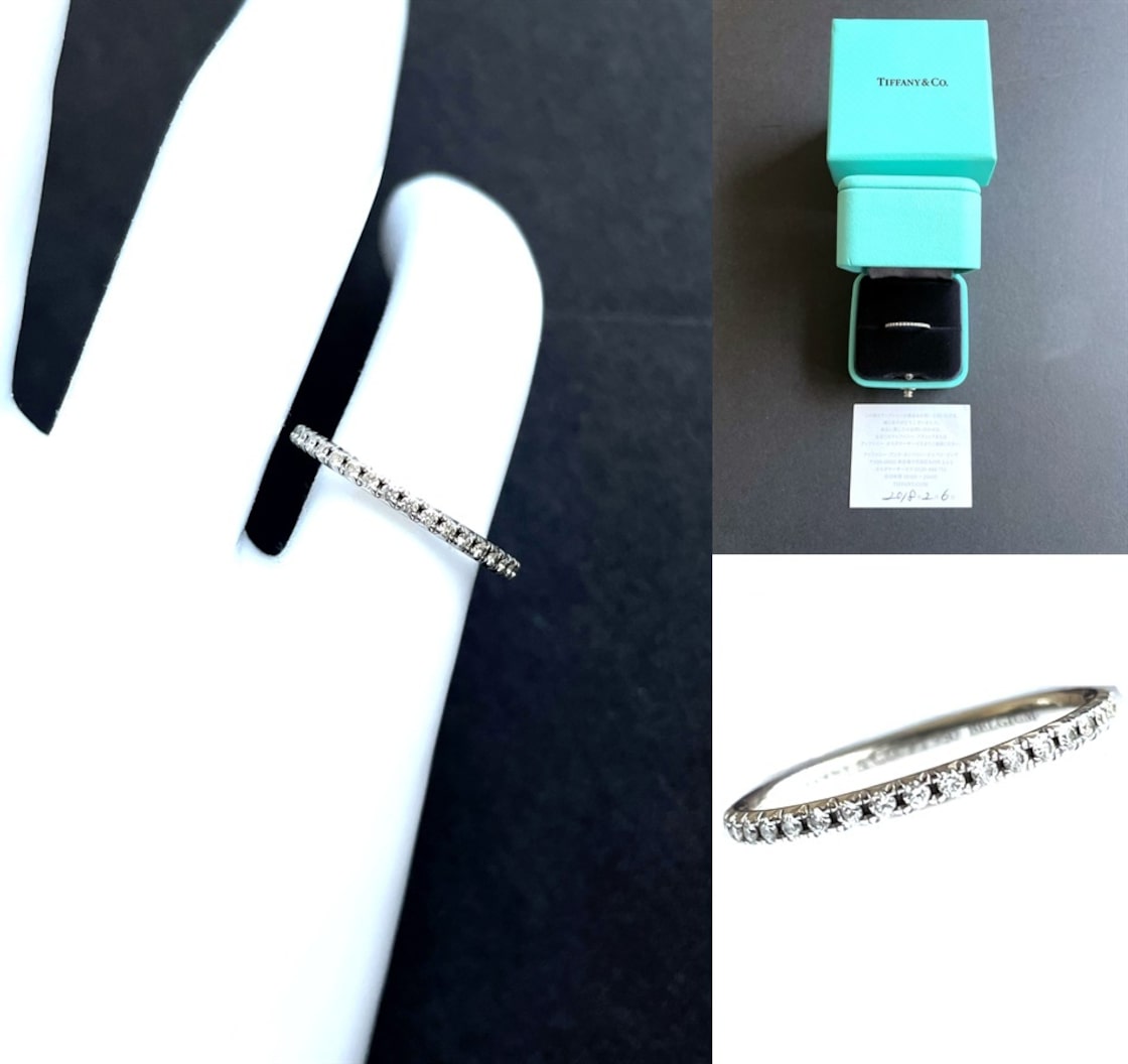 TIFFANY ティファニー フル エタニティ リング BELGIUM ダイヤモンド 