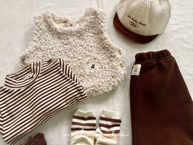 【予約】Lamb Vest (Bebe)