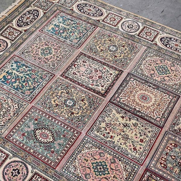 ペルシャ絨毯 イラン製 クム産 シルク ラグ 絨毯 新品 ペルシャ
