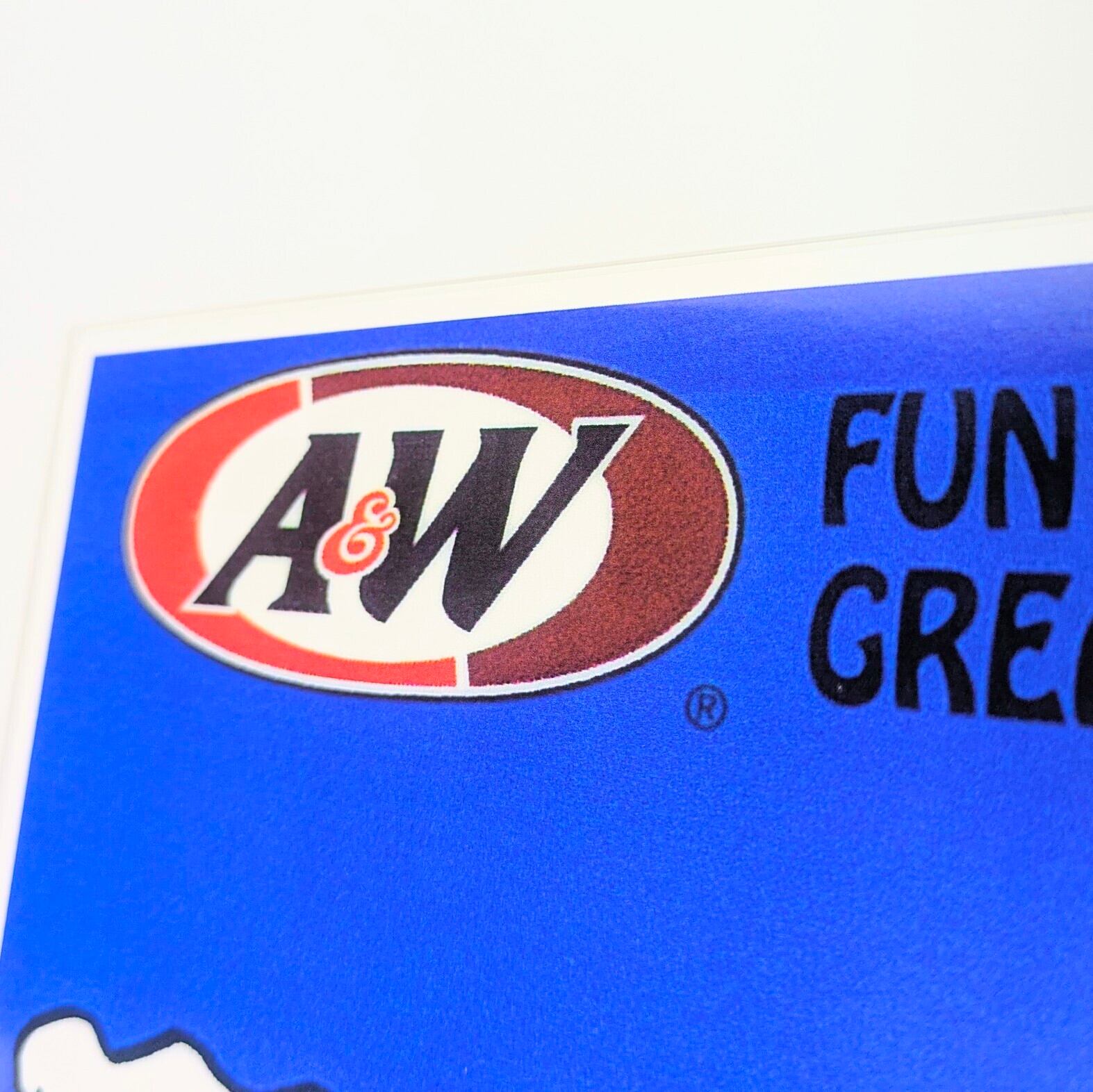 ちょうどいいB4ポスター【 A&W ( エンダー )  】『 A&W ROOT BEER 』〚アメリカン雑貨 アメトイ〛