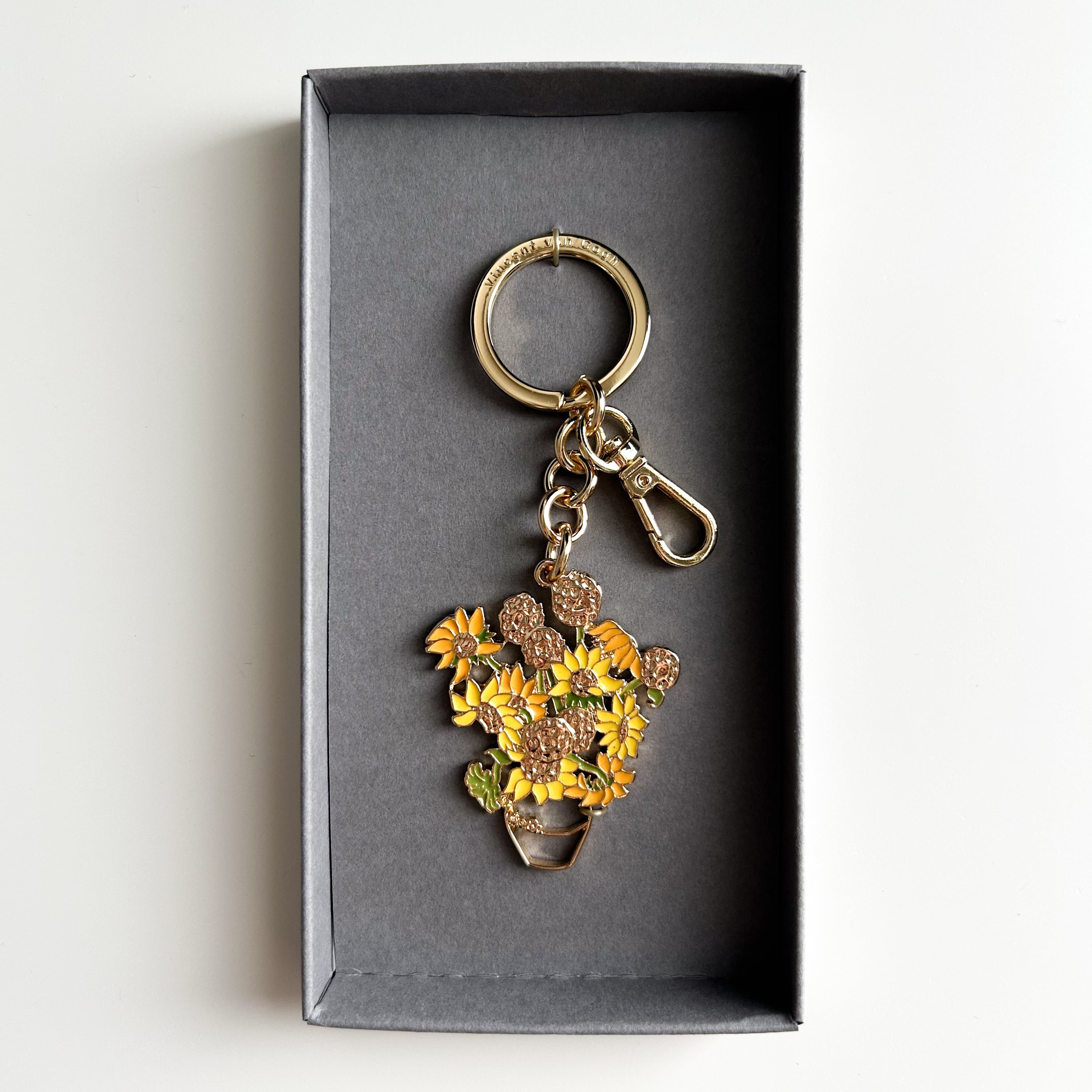 ゴッホ キーホルダー ひまわりモチーフ＜東京都美術館ミュージアム
