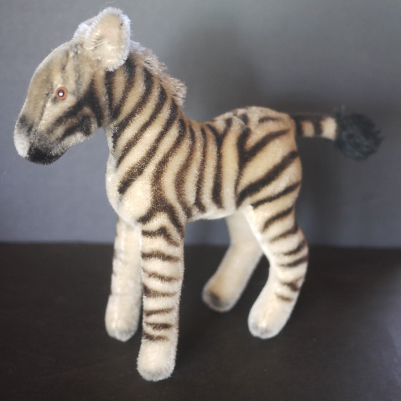 70s Zebra シュタイフ Steiffヴィンテージ シマウマ STEIFF しまうま Zebra シュタイフ ドイツ | こりすのパン屋Base店