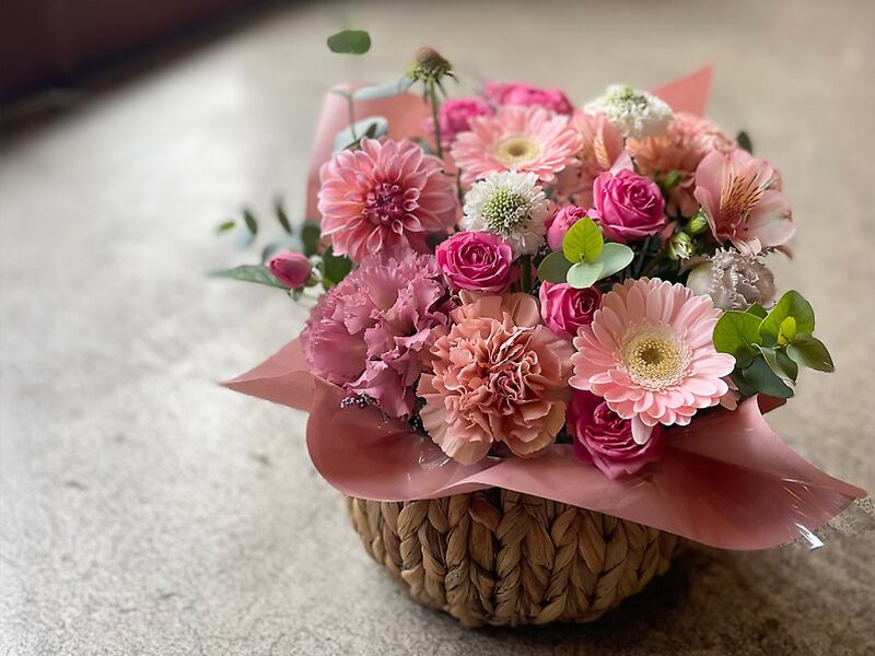 御祝に人気!!「スイートストロベリー」【アレンジメント】