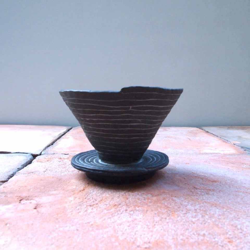 野上薫(陶) ドリッパ(一つ穴)