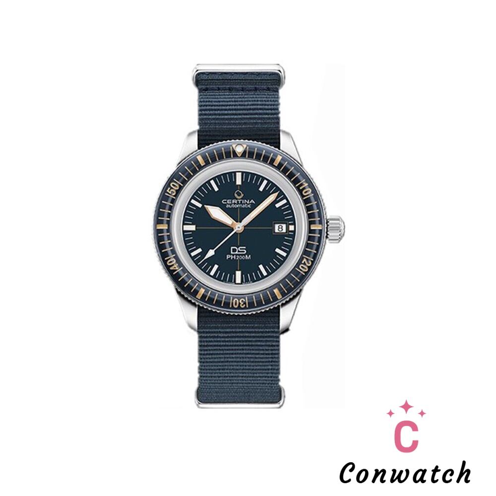 blue】メンズクォーツ時計 耐水性 Certina カジュアル ラージ blue】メンズクォーツ時計 耐水性 Certina カジュアル ラージ