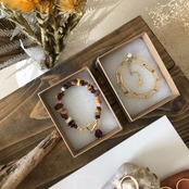 【 ブルームーンストーン 】チェーンブレスレット［GKB010］