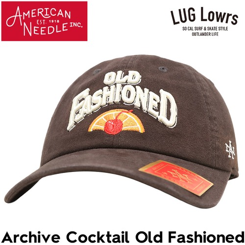 AMERICAN NEEDLE アメリカンニードル キャップ メンズ レディース 帽子 Archive Cocktail Old Fashioned オールドファッションド ブラック SMU714A-OLDFAS 日本代理店正規品
