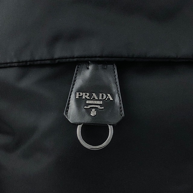 PRADA プラダ ショルダーバッグ ブラック トライアングルロゴ ナイロン BN1959 2WAY vintage ヴィンテージ オールド 3tmht8