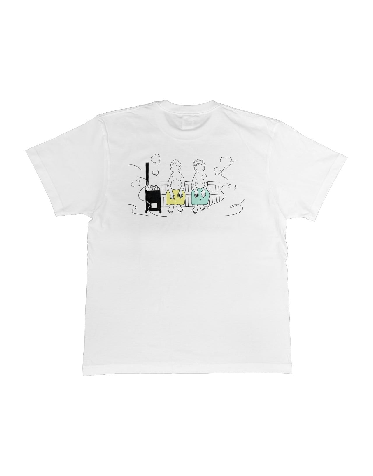 サウナボーイコラボグラフィックTシャツ WHITE | iiiSANDS