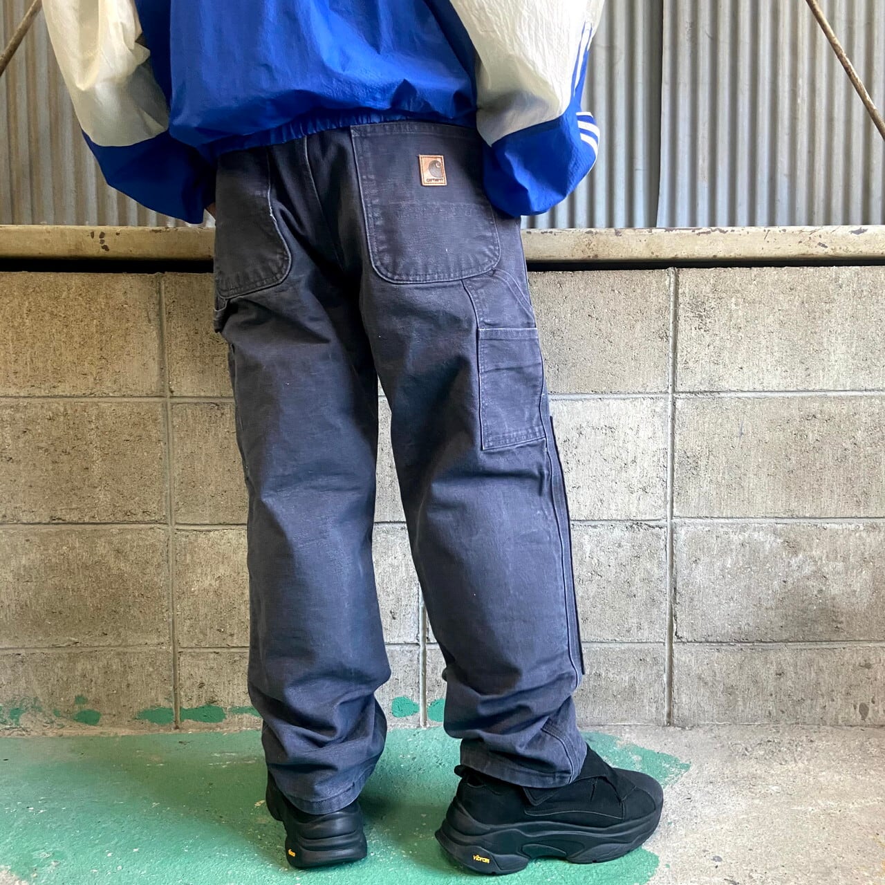 Carhartt カーハート ダブルニー ダック地ワークパンツ メンズW34 古着