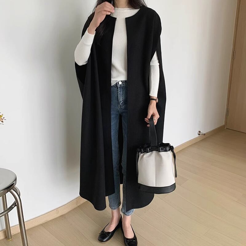ノーカラーケープロングコート SU1468 | Sugar.miel(シュガー ノーカラーケープロングコート SU1468 | Sugar.miel(シュガー