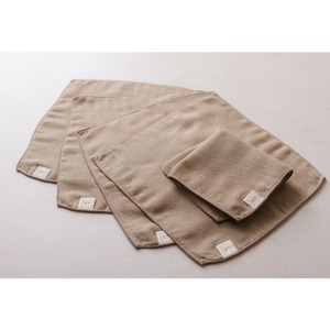 クムコ ハンカチMサイズ 同色5枚セット 25×25cm