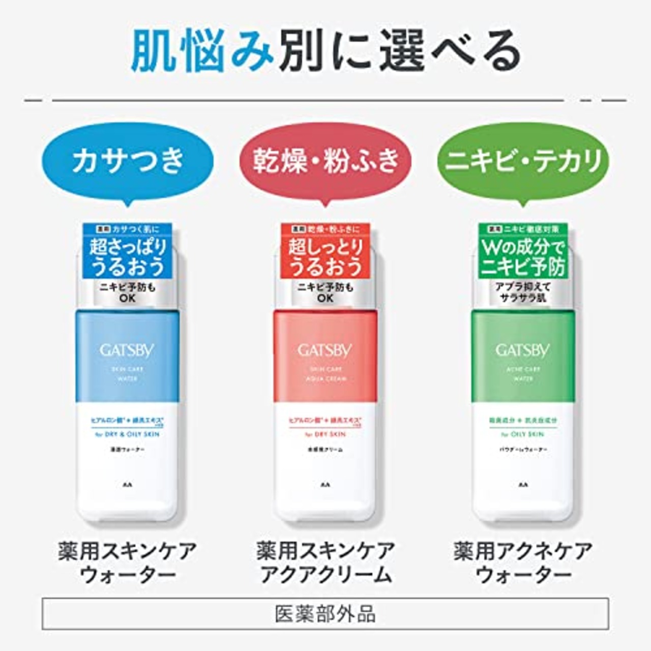 GATSBY(ギャツビー) 【医薬部外品】 薬用スキンケアウォーター [ メンズ オールインワン 保湿 化粧水 ]