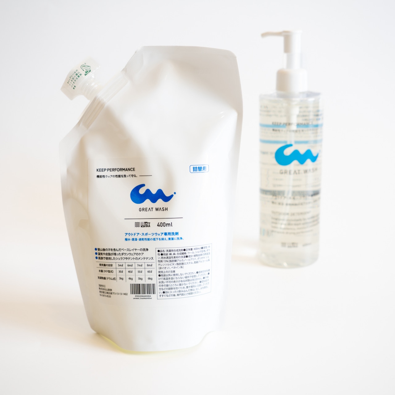 アウトドア洗剤 Great Wash 詰め替え用(登山ウェア洗濯洗剤)