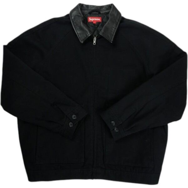 Size【L】 SUPREME シュプリーム 20FW Leather Collar Work Jacket