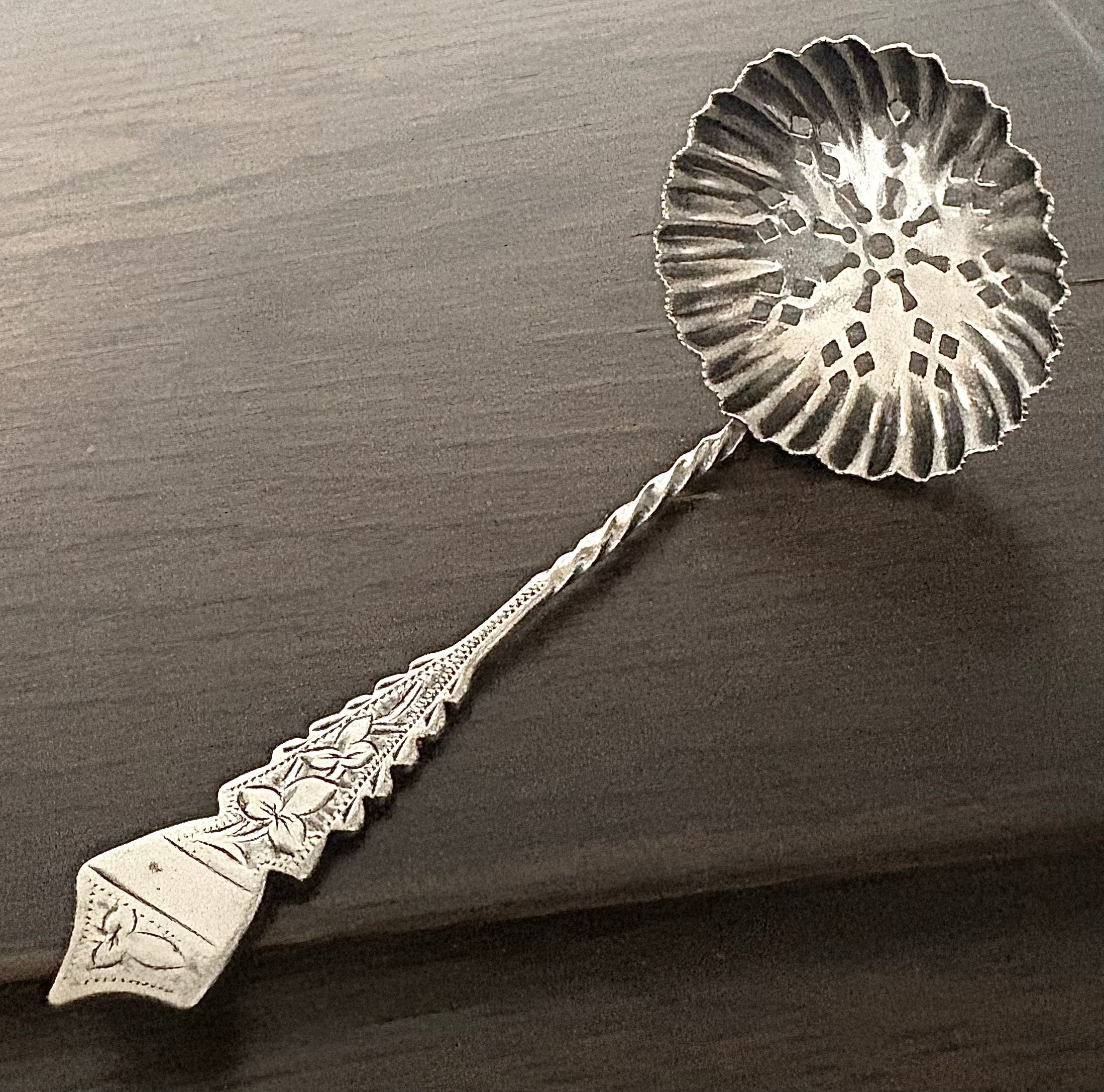 英国アンティーク ティースプーン4本 ジョージアン・シルバー 純銀48.2