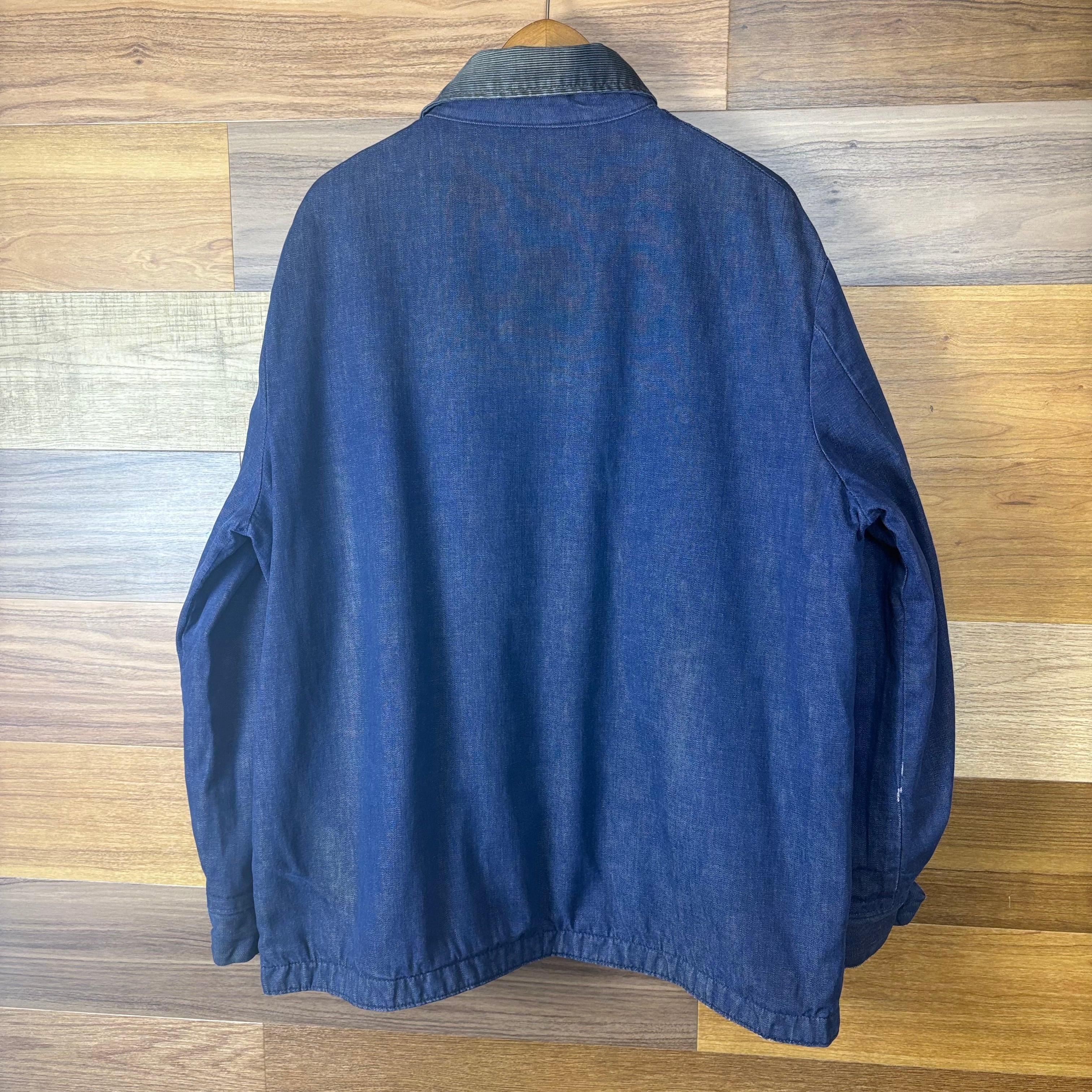 サイズ 46 70s BLUE BELL ブランケット付き デニム カバーオール