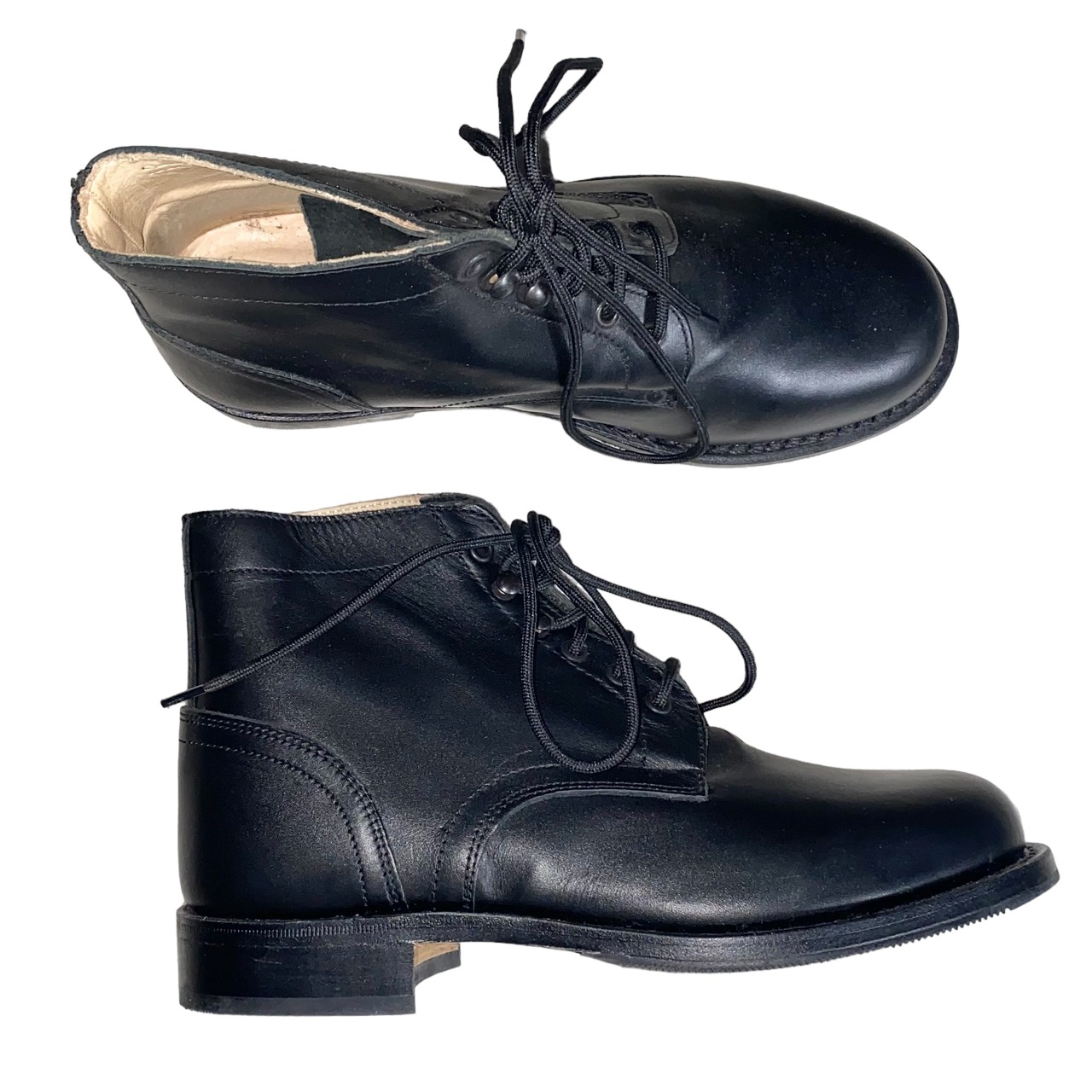 NOS Italian Army leather work boots