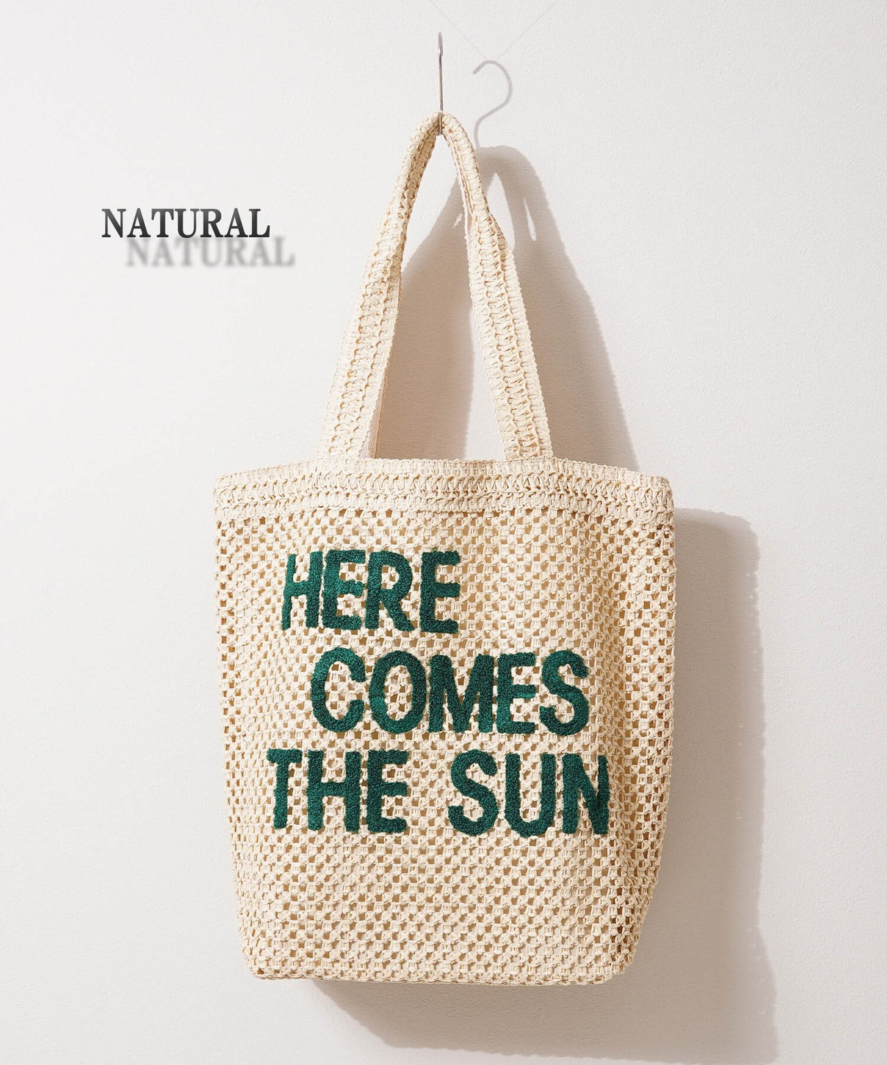 ◆サガラ刺繍 編み込み トートバッグ◆ch-25111