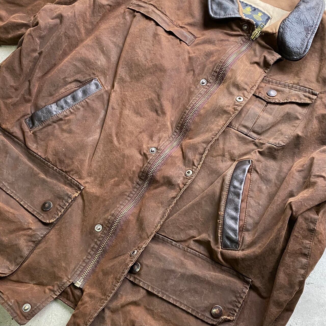 90年代 ビンテージ 旧3ワラント Barbour バブアー BUSHMAN JACKET ...