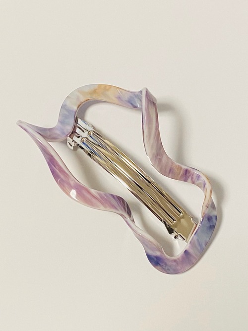 Twist large barretta/purple