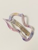 Twist large barretta/purple
