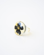〈CHANEL〉Clover clear Ring