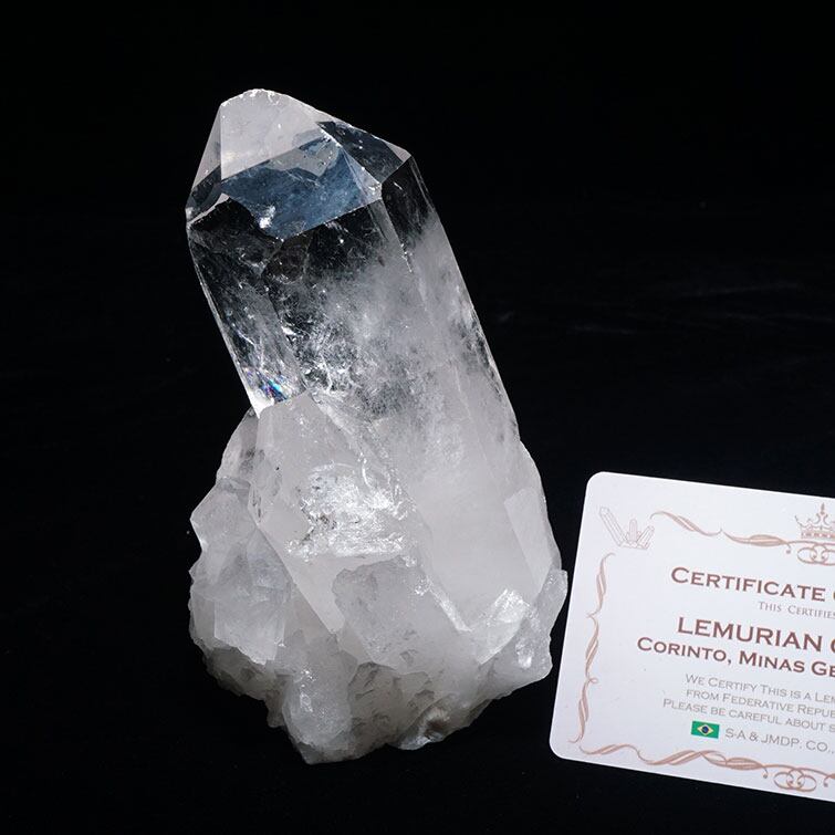 水晶 クラスター ブラジル ミナスジェライス州 コリント産 レムリアンシード 証明書付属 一点物 282-342