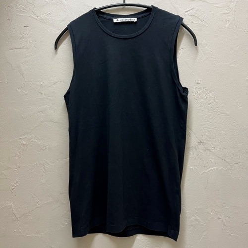 ACNE STUDIOS アクネストゥディオス BYE C BASE PSS15 ノースリーブ ブラック sizeXS 【代官山08】