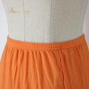 社交ダンス 衣装 スタンダード スカート レッスンウェア Marcus＆Karen Hilton Chacott マーカスカレンヒルトン チャコット オレンジ系 無地 社交ダンス スカート 日本製 ダンス 衣装 練習用 レッスン着 夕日 オレンジ 透け感 軽い素材 ウエストゴム 伸縮性 有り Lサイズ フレアスカート ショー衣装 パーティー おしゃれ