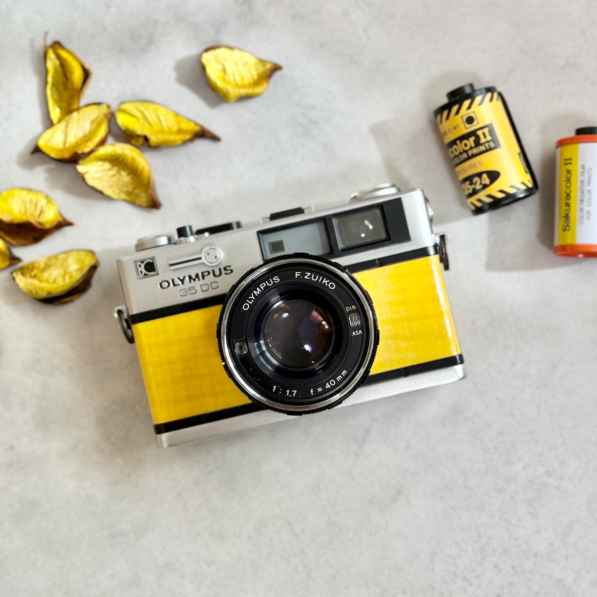 Lemon Hd Camera Lemon Yellow レモンイエロー Olympus 35DC | Macha Cameras