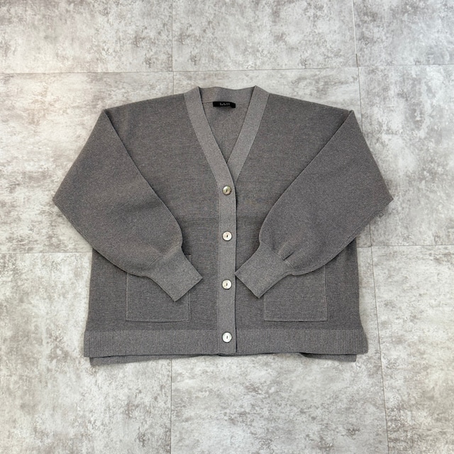 【lelill】ハイテクワッフルカーデ