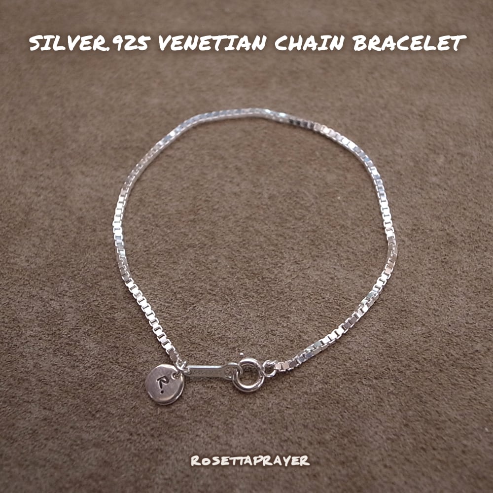 SILVER925 VENETIAN CHAIN BRACELET | ROSETTAPRAYER powered by BASE