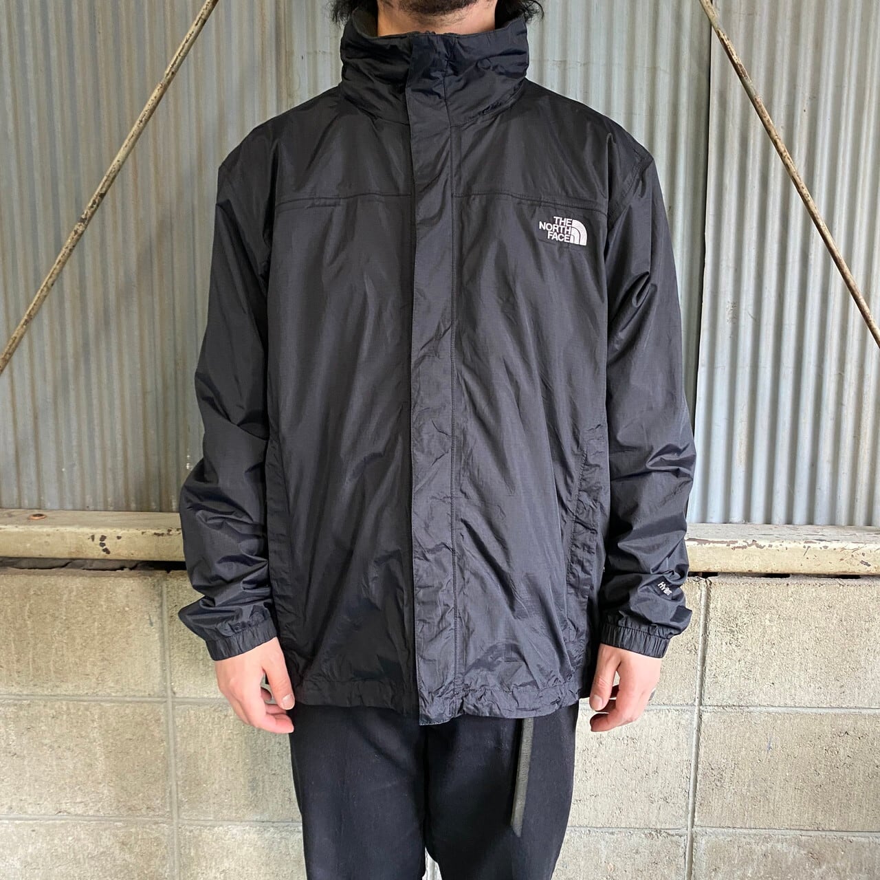 THE NORTH FACE ノースフェイス HYVENT マウンテンパーカー アウトドア キャンプ アウター 防寒 ブラック (レディース L)   O1869