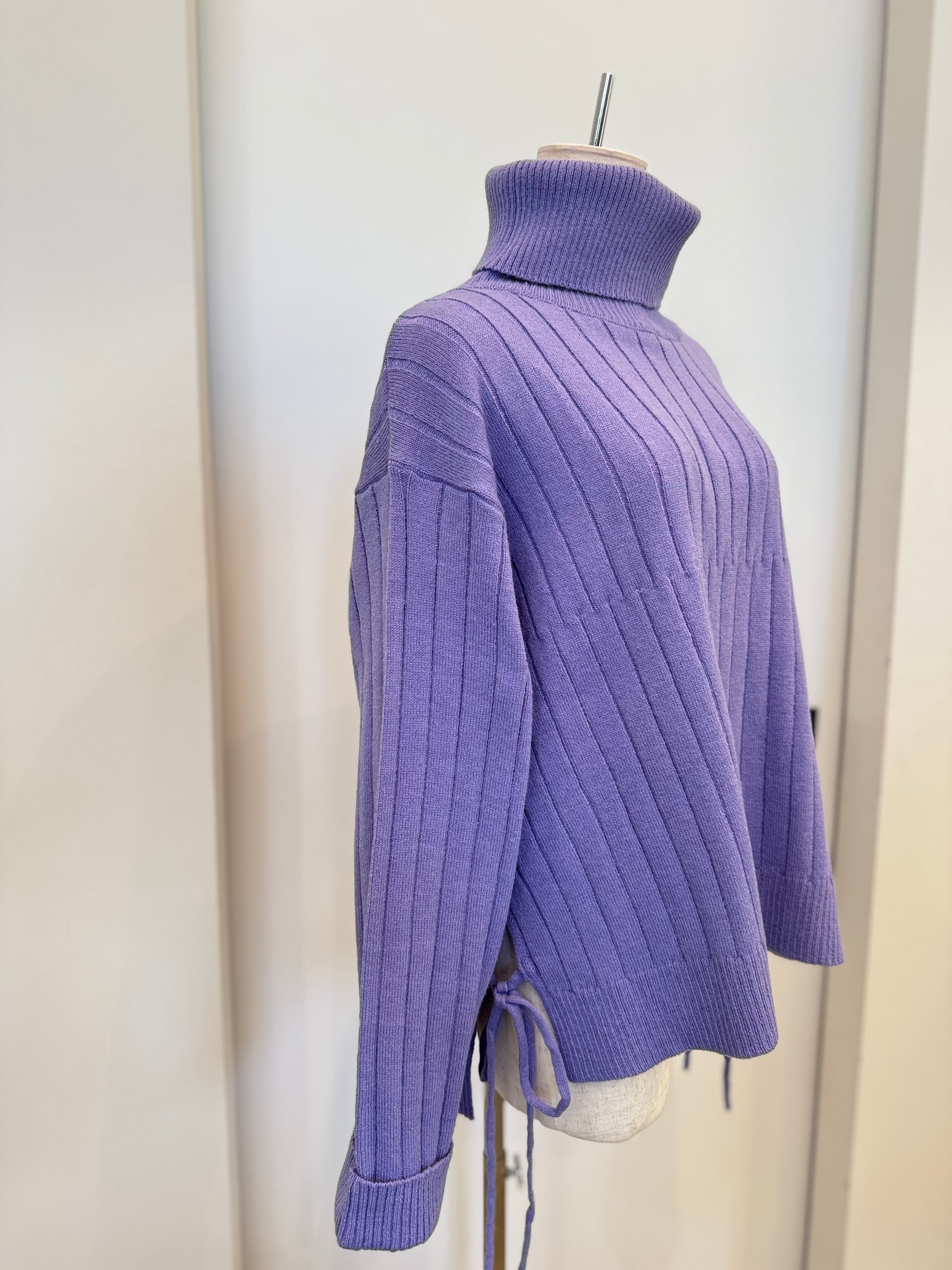 【DONA MARIE】オフタートルワイドリブニット 861027