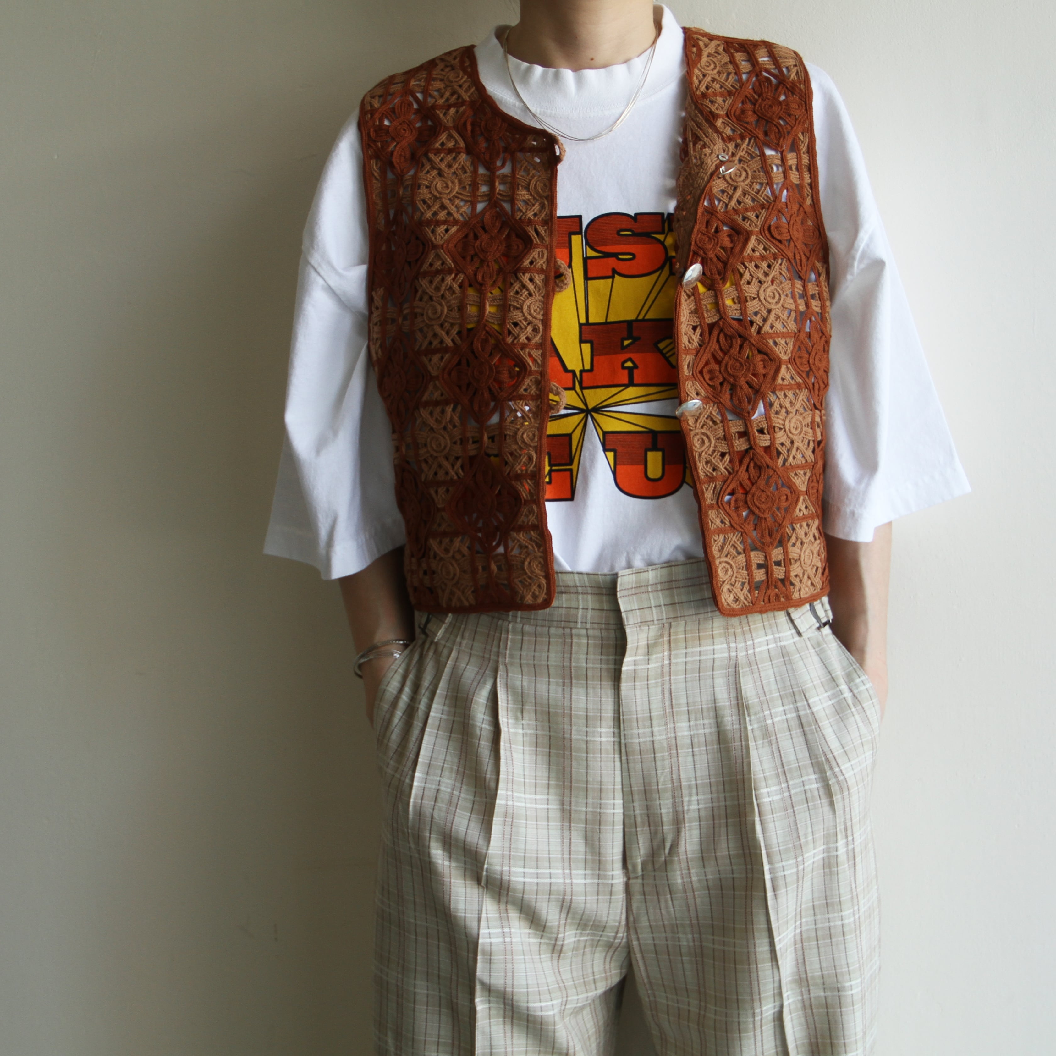 JOICEADDED Embroidered vest